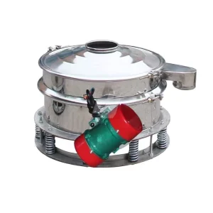 Small Space Vertical Sifter Motor Driven Stainless Steel Compact Design High Efficiency Direct Discharge Vibrating Screen