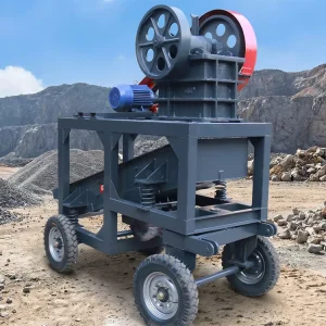 Small Stone Crusher Mobile Rock Crusher Feeder Jaw Crusher
