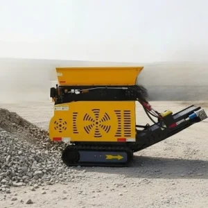 Small Track Mounted Crushing Machine Multi Function Portable Stone Crushing Plant