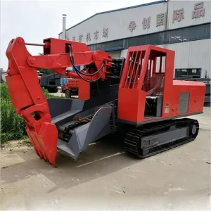 Small Tunnel Gold Mining Equipment High Working Efficiency Mucking Rock Loader Wheel Type Mining Slag Raking Machine