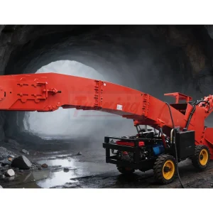 Small Tunnel Mucking Loader with Rubber Tires Agile Mucking Excavation Equipment Tunnel Mucking Machine Mining Mucking Equipment