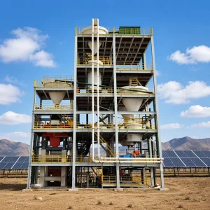 Solar Photovoltaic Sand Processing Production Line Silica Sand Mineral Separator Equipment