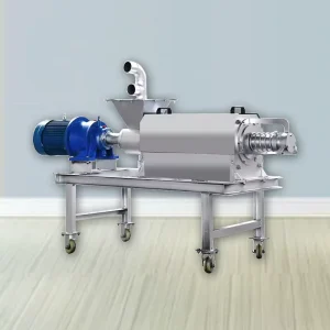 Solid Liquid Separator Continuous Dewatering Machine High Productivity Motor Screw Press Pump Extruded Drying Equipment