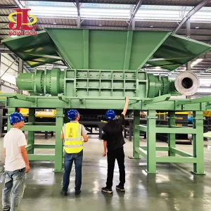 Solid Recovered Fuel Shredder Oversized Waste Shredder Dual Shaft Shredder Case