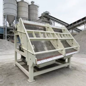Source Factory Arc Vibrating Screen Motor 120 220t h Capacity for Dehydration Desludging Medium Recovery ISO CE