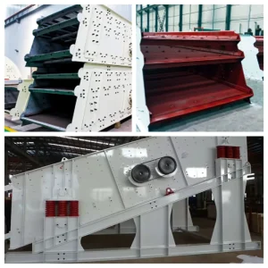 Source Factory OEM Linear Vibrating Screen Circular Vibrating Sereen for Ore Sieve Motor Driven Mining Machinery