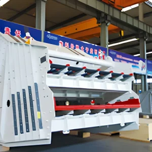 Source Factory Vibrating Motor Screen Banana Screen for Dewatering Descaling and Desliming Operations Mining Machinery