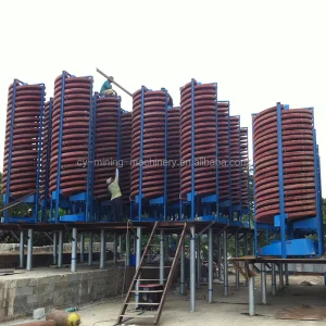 South African Chrome Washing Plant LL1200 Non-Powered Mineral Processing Equipment Fiberglass Spiral Chute