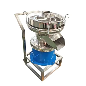 Soy Milk Strainer Coffee Liquid Vertical Circular Vibrating Screen 450 Compact Professional Slurry Sifter Food Processing