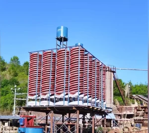 Spiral Chute Mineral Separation Equipment Gold Ore Washing Chute Gravity Separator Machine for Mining Mineral Processing Plant