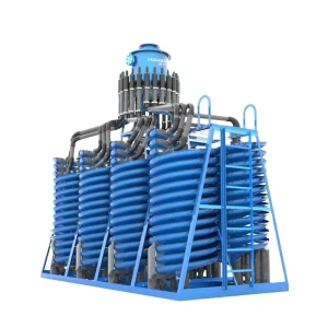 Spiral Chute for Gold Copper Chrome Manganese Mining Processing 380V/220V Compatible for Video Inspection Provided