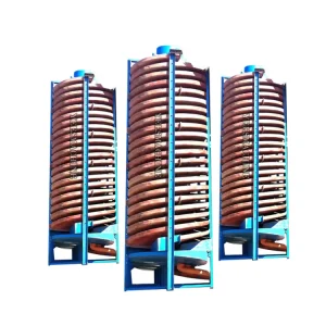 Spiral Chute for Ore Chromite High Adaptability Feed Amount Concentration Particle Size Grade Featuring Gear Bearing