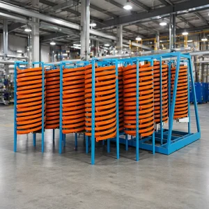 Spiral Chutes for Iron and Gold Ore Beneficiation Spiral Chutes for Tailings Gravity Separation