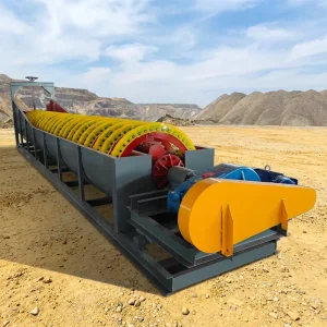 Spiral Classifier & Washing Machine for Coarse/Fine Classification Gold Placer Ore Multifunctional 1500mm Spiral Diameter Motor