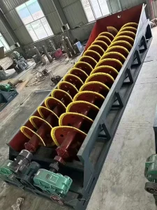 Spiral Screw Sand Washing Machine for Ore and River Silica 80-200t/h Capacity AC Motor Shandong Origin