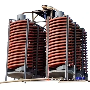 Spiral Sluice Iron Ore Beneficiation Coastal Sand Fiberglass Spiral Sluice Blades Gold Tailings Enrichment Sluice Separation