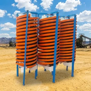 Spiral Sluice for Zirconium titanium iron Coal Slime Ore Fiberglass Spiral Sluice Gravity Separation Equipment