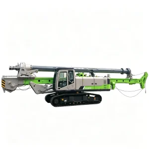 Stable Energy Saving ZR160 Rotary Drill Rig 1500mm Max Bore Diameter Low Fuel Consumption Piling Equipment