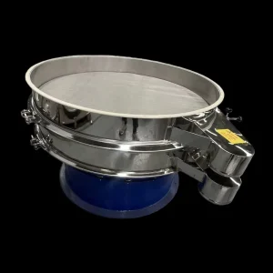 Stainless Steel 304 316L Rotary Vibrating Screen Machine with Motor Core for Food Processing High Precision