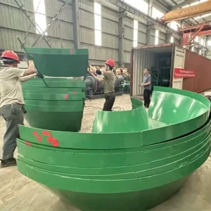 Stainless Steel Casting Wet Pan Mill High Recovery Rate Mineral Gold Ore Grinding Machine Parts
