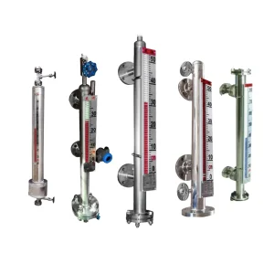 Stainless Steel High Pressure Temperature Magnetic Level Gauge for Chemical Reactors and Boilers