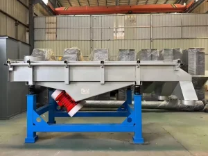 Stainless Steel Linear Sieve Vibrating Screen for Powder Removing Impurities
