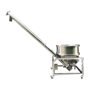 Stainless Steel Motor Engine Automatic Adjustable Speed Easy Cleanliness Vibrating Hopper Powder Feeder Home Use
