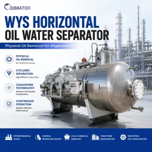 Stainless Steel Physical Dispersed Oil Separator 20CBM Hour for Petrochemical and Oilfield Wastewater 1 Year Warranty