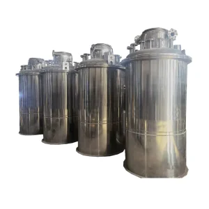 Stainless Steel Vertical Type Industrial Separator Oil-Water Separator With Core Tube Plate Pump Motor ASME Certificate