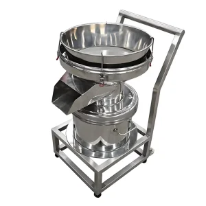 Stainless Steel Vertical Vibrating Motor Liquid Filtration Sieve Organic Liquid Fertilizer Juice Screening Food Processing