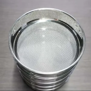 Standard Tamis Ore Testing Sieve Stainless Steel 304 High Precision Laboratory Analysis Vertical Vibrating Motor Circular
