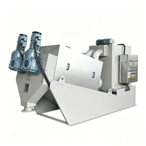Steel Automated Stacked Screw Sludge Dewatering Sand Filtration Machine 1000L Hour Bearing Treatment Sewage Treatment Used