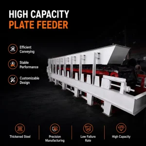 Steel Casting Alloy Wear Resistant Plate for Mining Crusher Hopper Feeding for Mineral Processing Apron Feeder Equipment