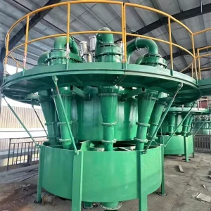 Steel Shell Lined with Wear resistant Ceramic Processing of High hardness Mineral Tailings Hydrocyclone Gold Machine