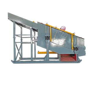 Steel Vertical Vibrating Motor Gold Vibrating Screen Mineral Processing Gold Washing Machine Sand Grading Equipment 100-200tph