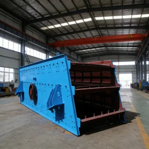 Stone Crusher Line Adaptable Linkage Vibrating Screen Equipped with a Belt Conveyor for Granite in Integrated Crushing Screening