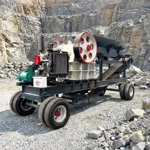Stone Crushing Machine PE400X600 Jaw Crusher Mobile Crusher