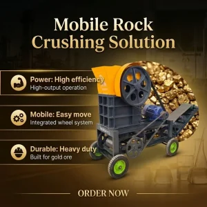 Stone Jaw Crusher Machine for Gold Ore Mining High Capacity 3-50t/h