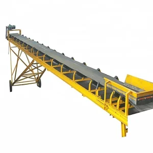 Stone Jaw Crusher Movable Lime Bulk Material Handling Rubber Rock Incline Belt Conveyor for Mine