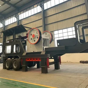 Stone Jaw Impact Cone Crusher Machine Mobile Crushing Plant