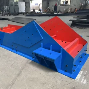 Stone Mine GZT Series Eccentric Vibrating Feeder Grizzly Type 900mm Width 3200 Length Motor 10-100t/h Capacity
