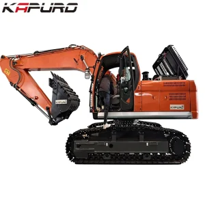 Strong Digging Force Kapuro KE-230 Cummins Engine Large Capacity Hydraulic Crawler Excavator for Copper Gold Mining Project