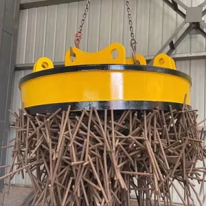 Strong Electromagnetic Lifting Crane Lifting Magnetic Forklift Excavator Magnet For Demolition Sites Hydraulic Magnet