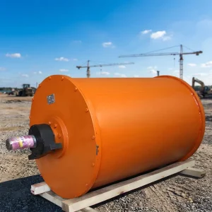 Strong Magnetic Drum for Steel Slag Treatment and Metal Scrap Recovery