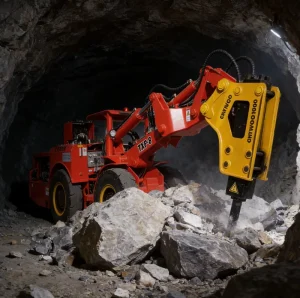 Strong Tuoxing TP 8 Hydraulic Rock Breaker for Uranium Mine Development in Namibia