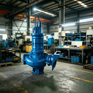 Submersible Screw Centrifugal Slurry Pump 125 11KW Non-clogging For Mining Waste Water CE