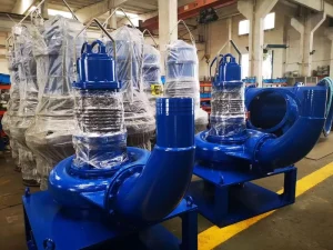 Submersible Screw Centrifugal Slurry Pump 400 132KW Non-clogging For Mining Waste Water CE
