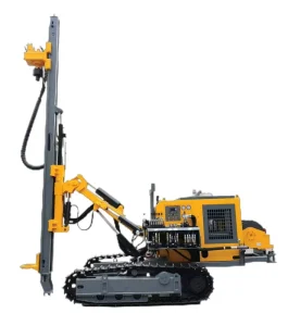 Surface Crawler DTH Drilling Rig KG420T KG420TH With 90 152mm Diameter and 25m Depth For Mining Blasting Holes