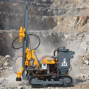 Surface Mining Machinery Portable Crawler Hydraulic Borehole Gold Mining Equipment Diesel Rotary DTH Drilling Rig