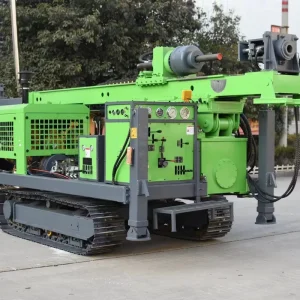 Surface Mining Rotary Drilling Rig Diesel Powered 380V Energy Saving Motor & Gearbox